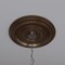 Ekena Millwork Cole PVC Ceiling Medallion (Canopies up to 5 1/8"), 19"OD x 3 1/2"ID x 1"P, Metallic Antique Brass CMP19COCAB - alternate 9